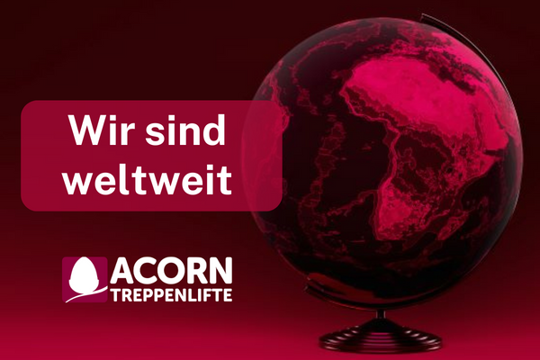 Acorn Treppenlift FAQ (Häufig gestellte Fragen) der Woche - In wie viele Länder exportiert Acorn?