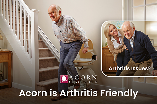 Acorn Stairlifts Fact of the Week: All Acorn Stairlifts Are Arthritis-Friendly 