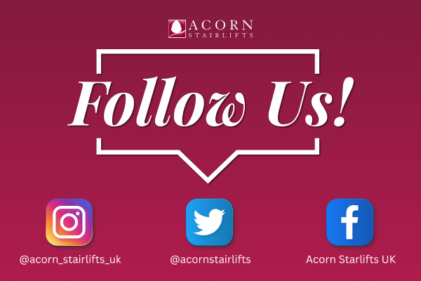 Follow Acorn Stairlifts on Social Media—Get All the Latest Stairlift News, Pointers, and Deals