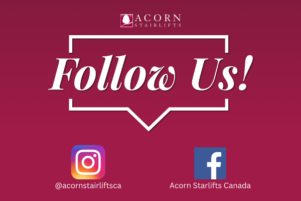 Follow Acorn Stairlifts on Social Media—Get All the Latest Stairlift News, Pointers, and Deals